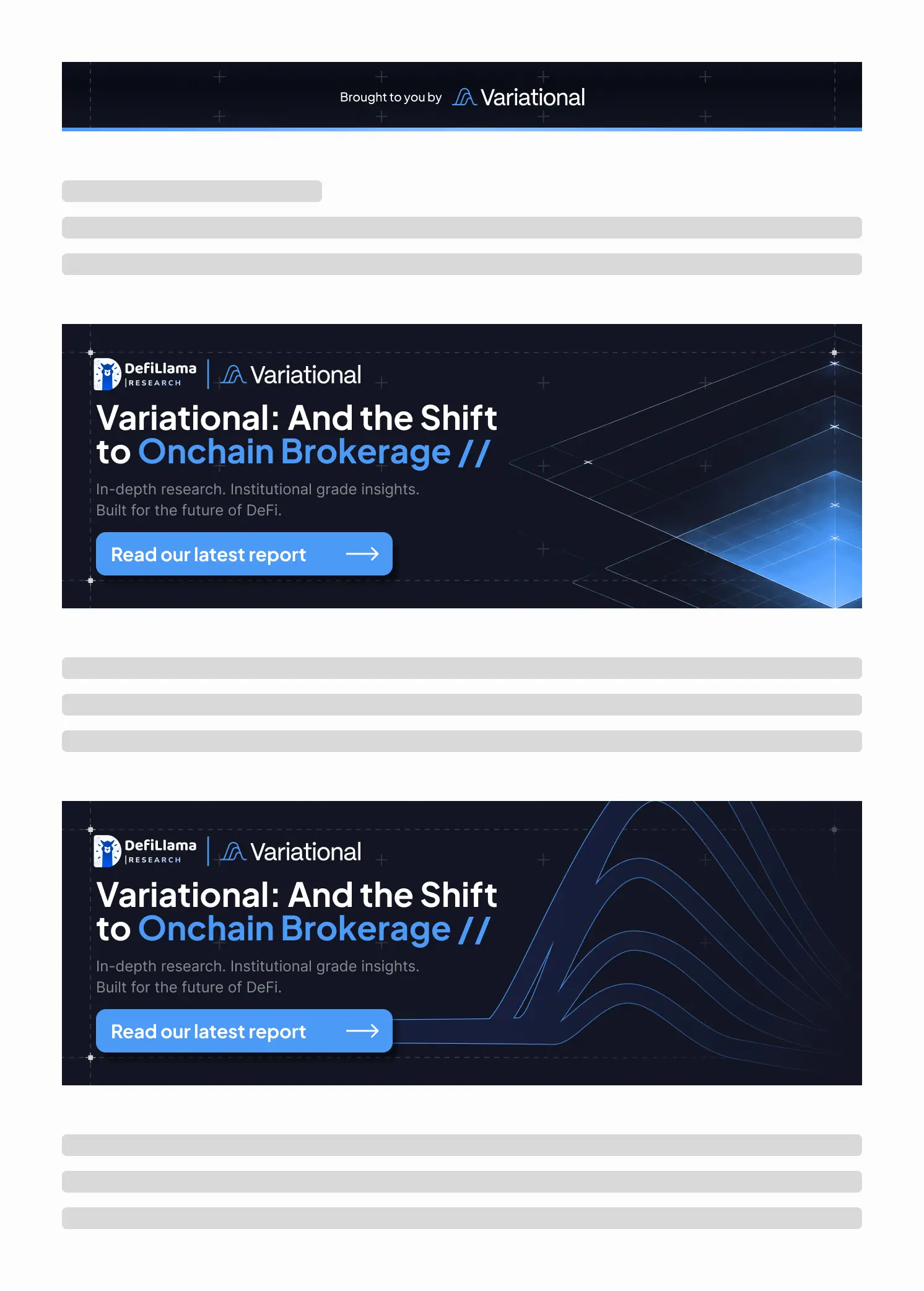 DefiLlama Research Newsletter CTA