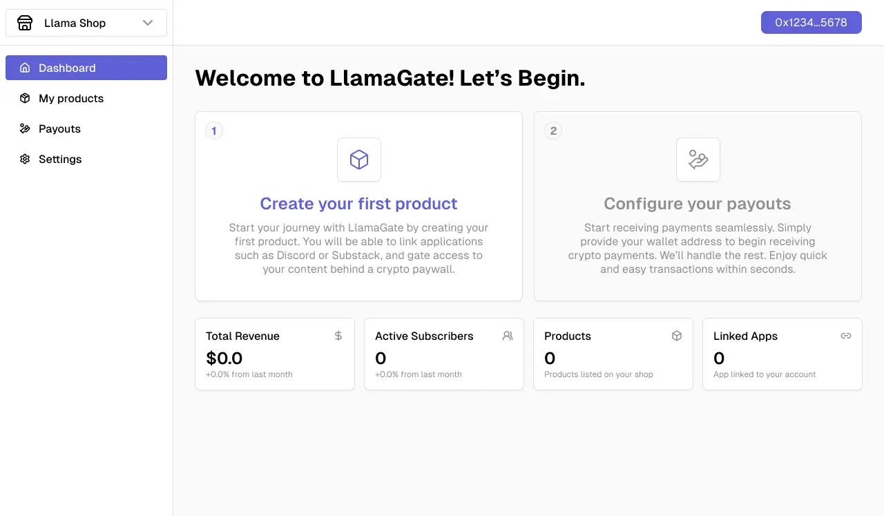 LlamaGate Dashboard